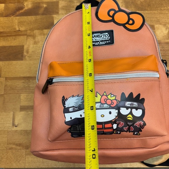 Loungefly Sanrio Hello Kitty x Naruto Shippuden Cosplay Mini Backpack - Picture 11 of 12
